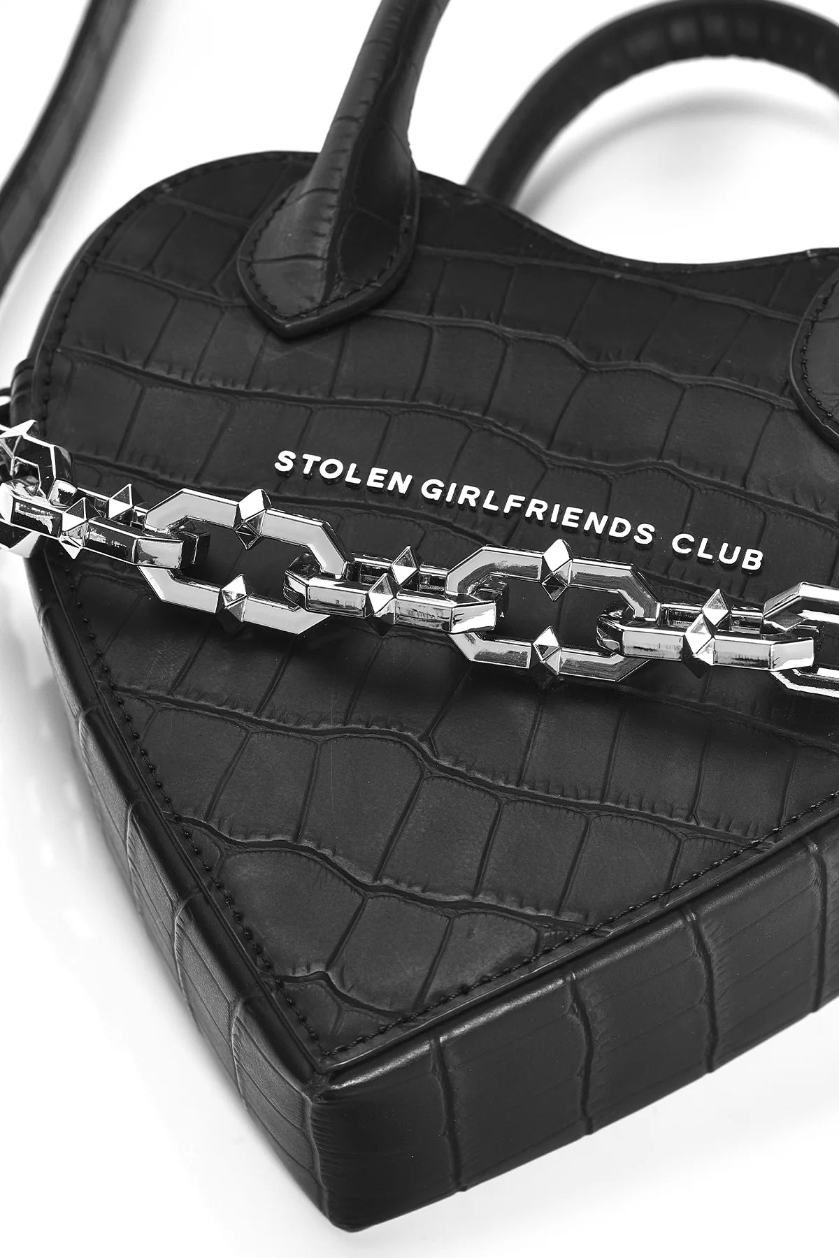 STOLEN GIRLFRIENDS CLUB // Rebellious Heart Bag BLACK