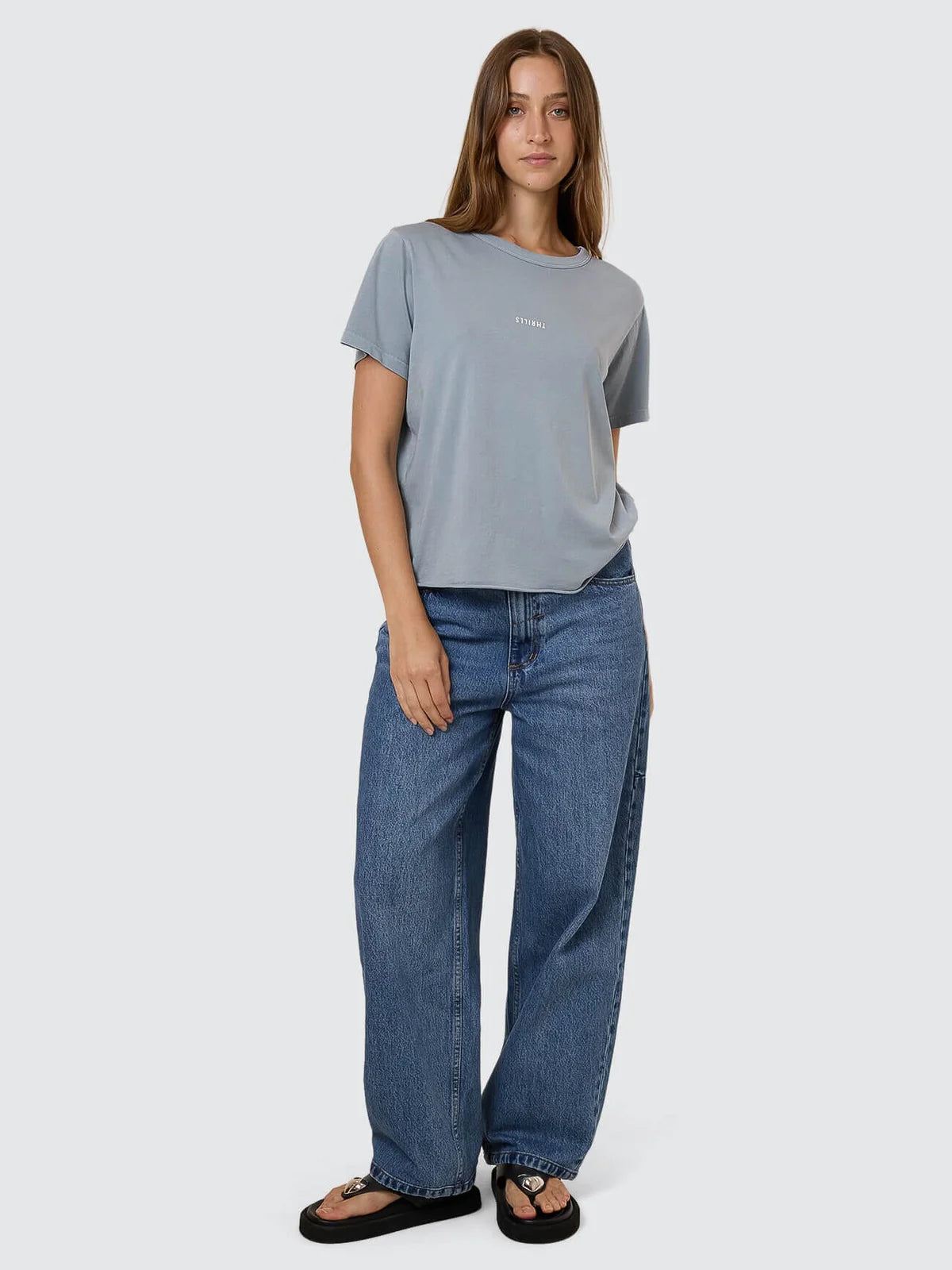 THRILLS // Minimal Relaxed Tee SMOG