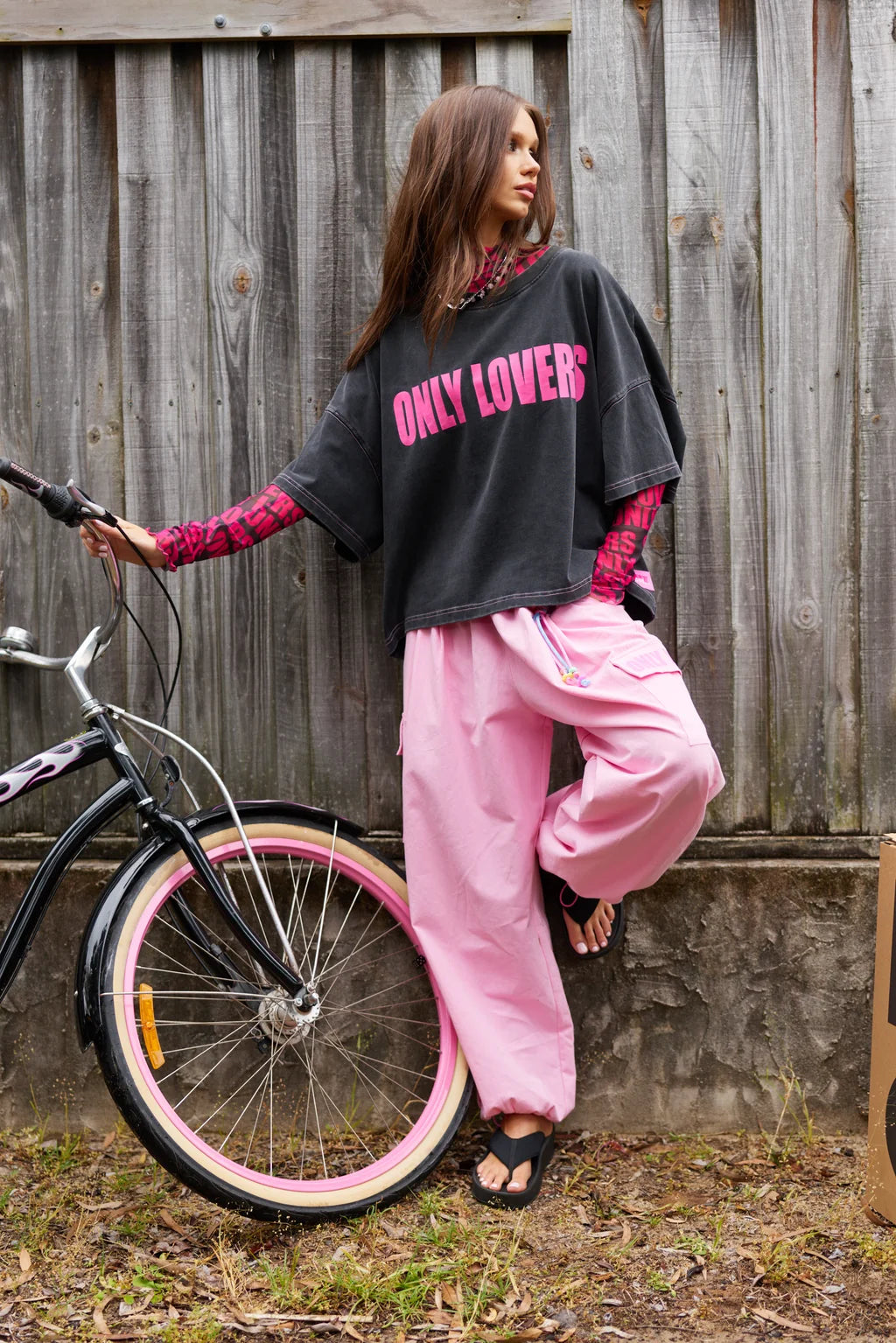 Replay  Boxy Tee WASHED BLACK