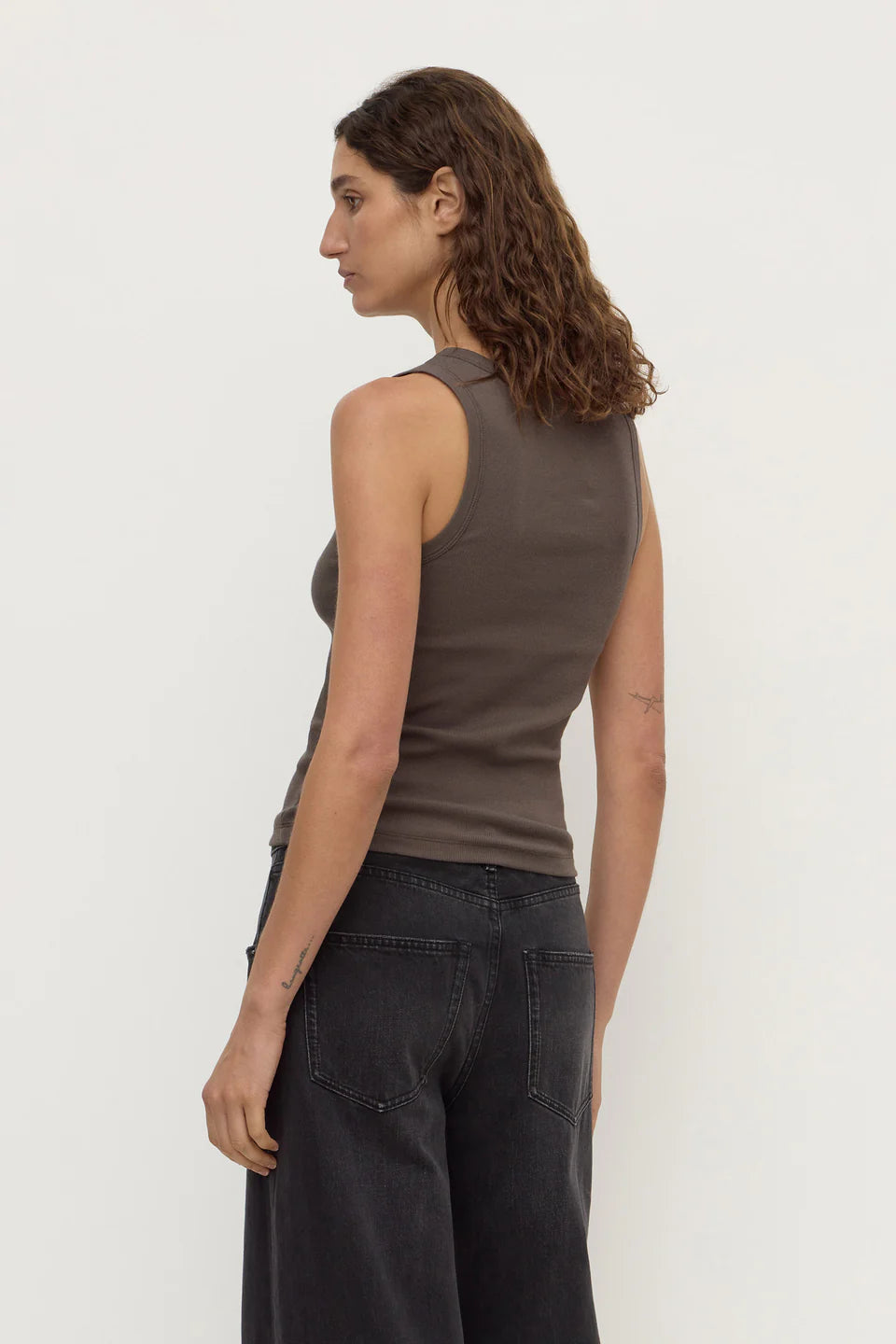Robyn Scoop Neck Tank BARK