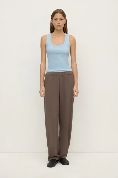 Robyn Scoop Neck Rib Tank BREEZE