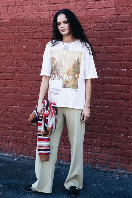 BRIXTON // Rocky Mountain OS Tee OFF WHITE