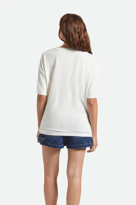 BRIXTON // Rocky Mountain OS Tee OFF WHITE