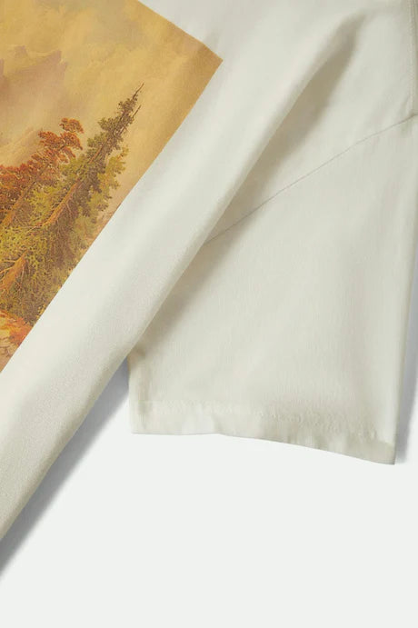 BRIXTON // Rocky Mountain OS Tee OFF WHITE