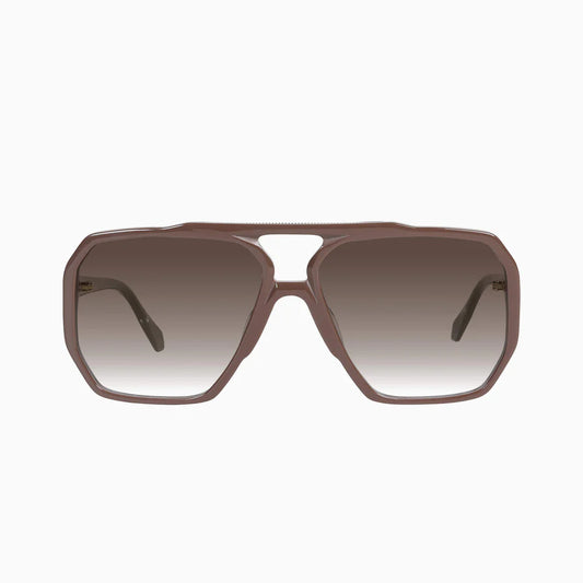 VALLEY // Rodeo CHOCOLATE w. GOLD METAL/BROWN GRADIENT LENS