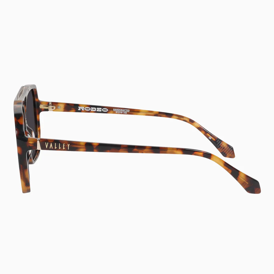 VALLEY // Rodeo DARK TORT w. GOLD METAL/BLACK LENS