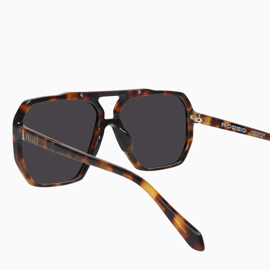 VALLEY // Rodeo DARK TORT w. GOLD METAL/BLACK LENS