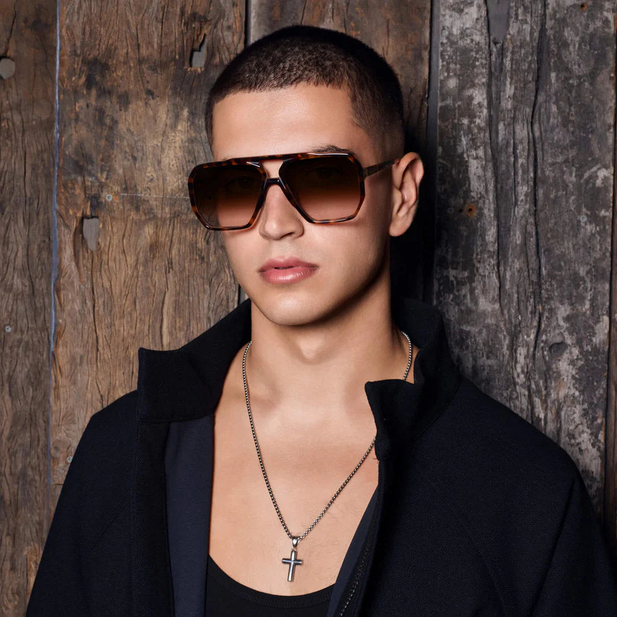 VALLEY // Rodeo DARK TORT W. GOLD METAL/BROWN GRADIENT LENS