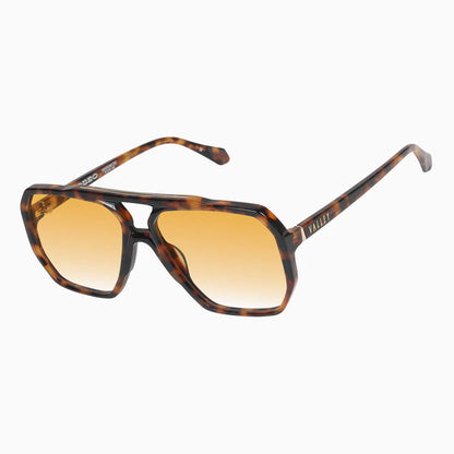 VALLEY // Rodeo DARK TORT W. GOLD METAL/ORANGE GRADIENT LENS