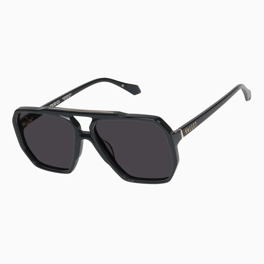 VALLEY // Rodeo GLOSS BLACK w. GOLD METAL/BLACK LENS
