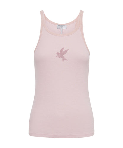 ONE TEASPOON // One Teaspoon Rib Singlet ROSE QUARTZ