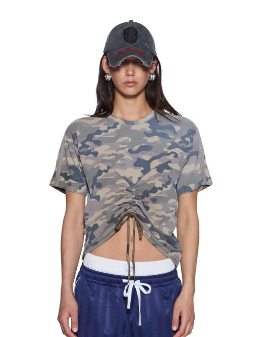 KSUBI // Ruched Everyday Tee CAMO