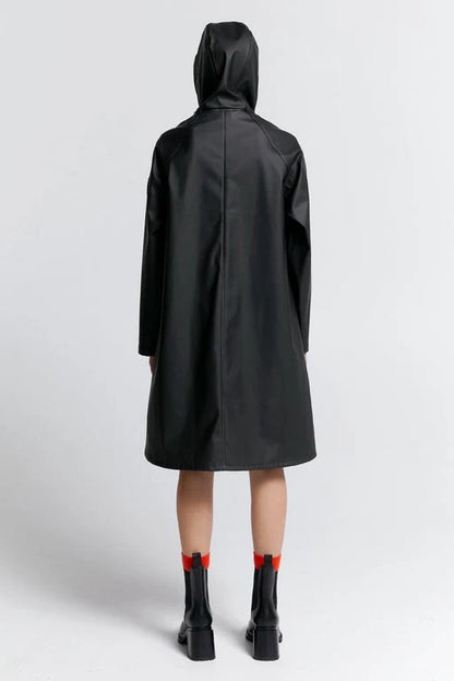 KAREN WALKER // Runaway Long Raincoat BLACK