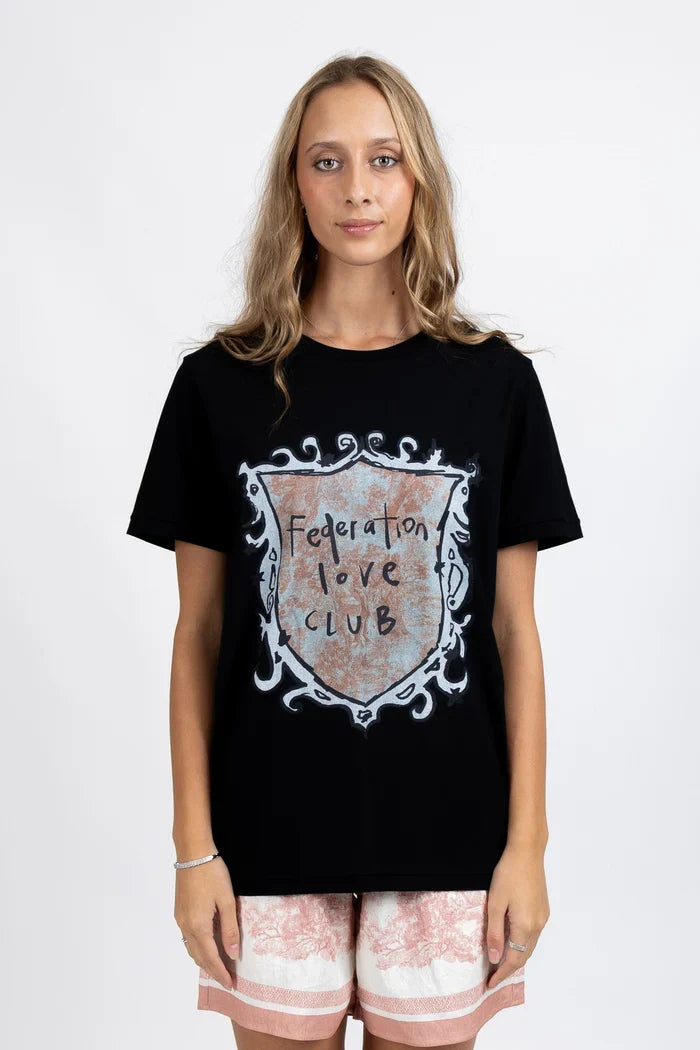 Rush Tee Love Club BLACK