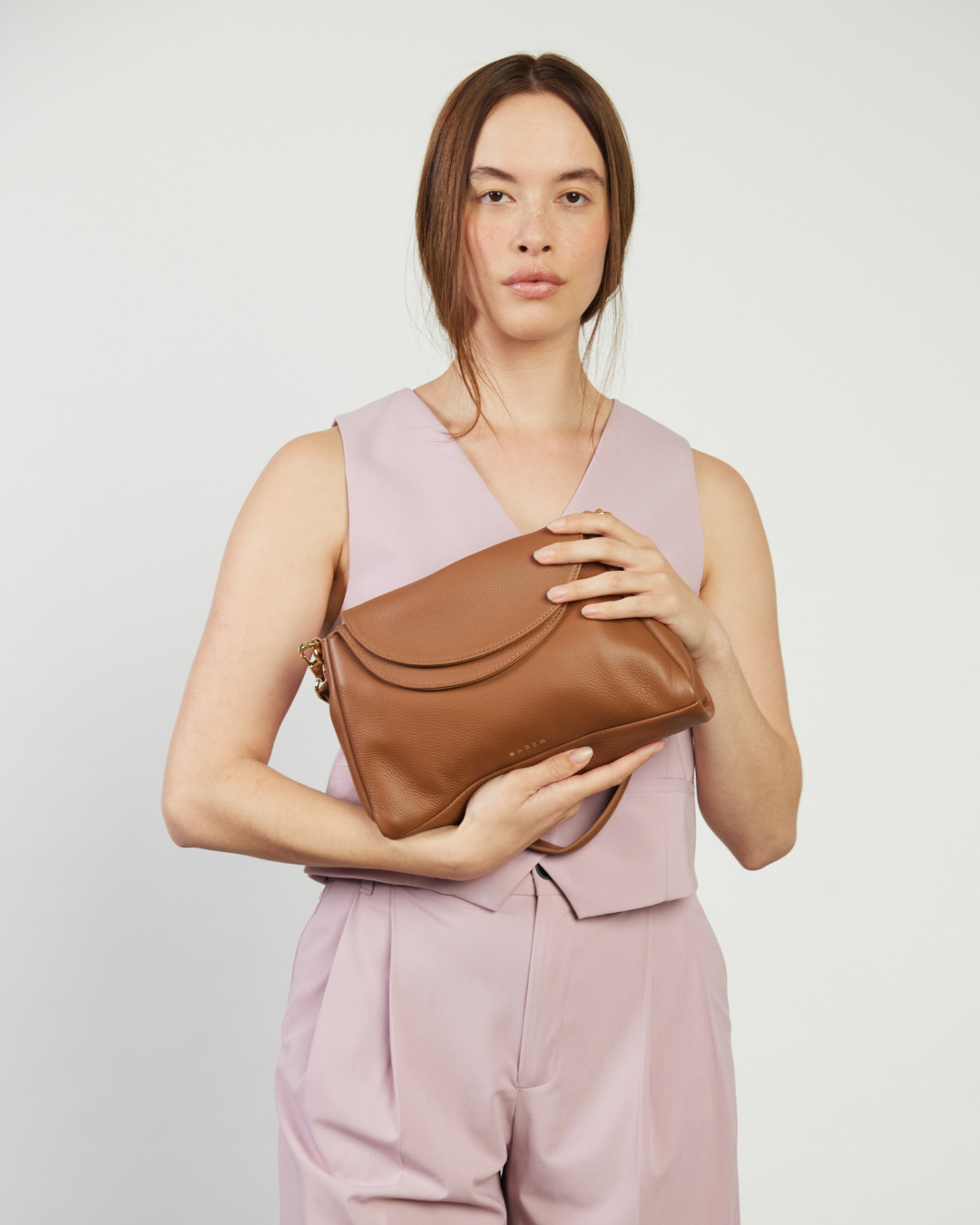 SABEN // Beckett Shoulder Bag TAN LUXE
