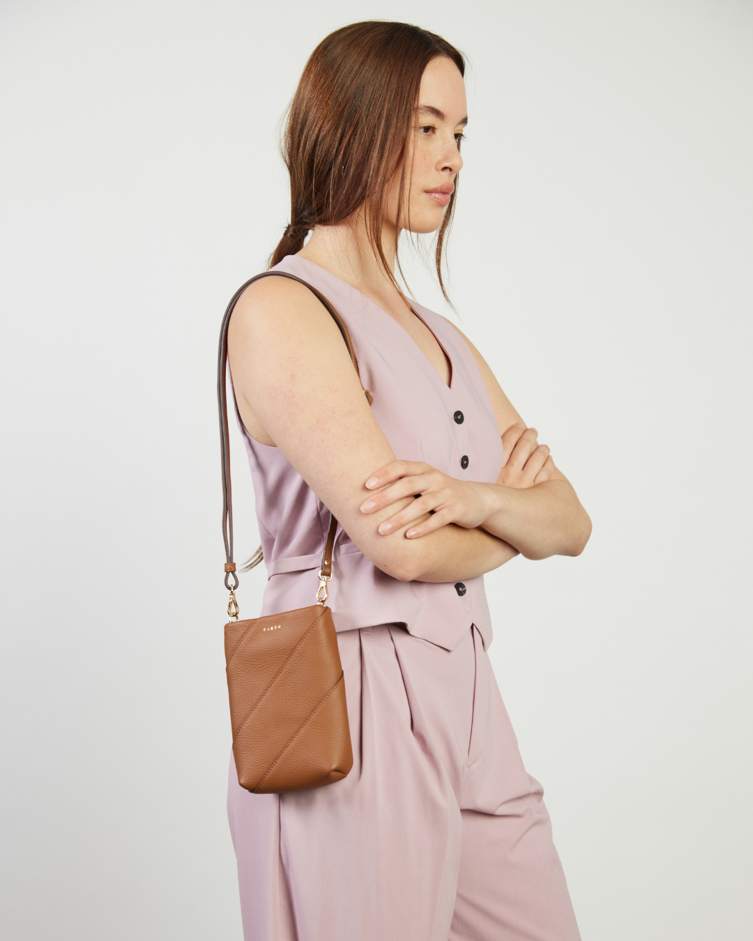 SABEN // Maggie Crossbody TAN BIAS