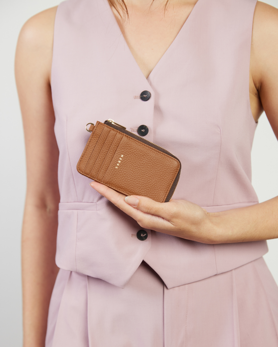 SABEN // Winona Card Holder TAN