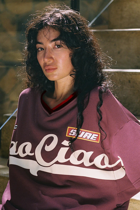 CIAO CIAO // Enzo Sport Jersey SHIRAZ BURGUNDY