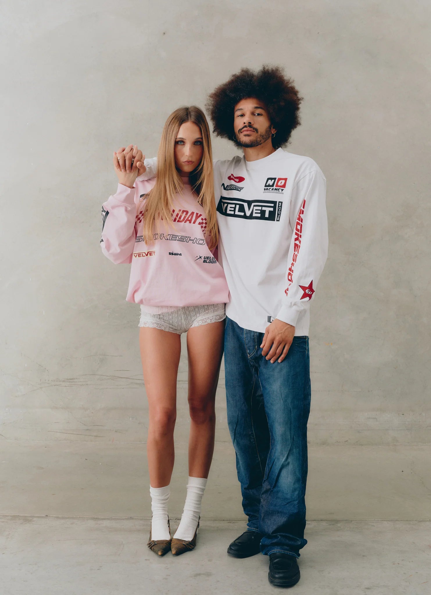 SSAINT // Icon Moto Tee PINK