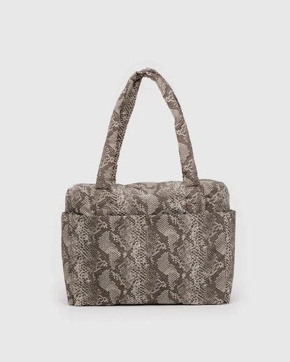 BAGGU // SMALL Cloud Carry-on SNAKESKIN