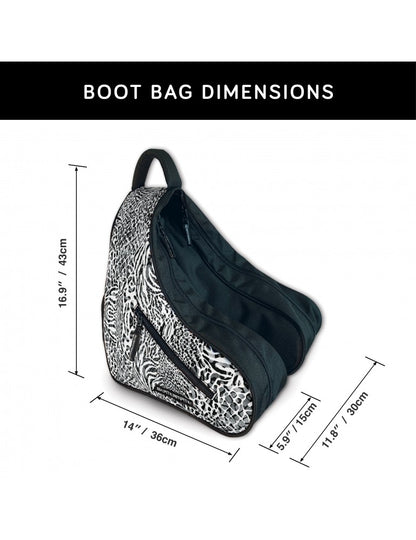 SKATERMATE // Boot Bag SNOW LEOPARD
