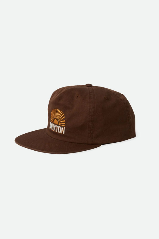 BRIXTON // SOL HP Snapback BROWN WASH