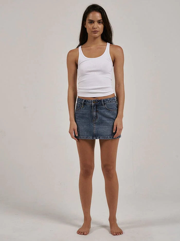 THRILLS // Sophie Skirt WEATHERED BLUE