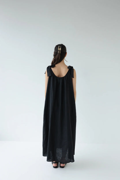 S O P H I E // Bows Dress BLACK