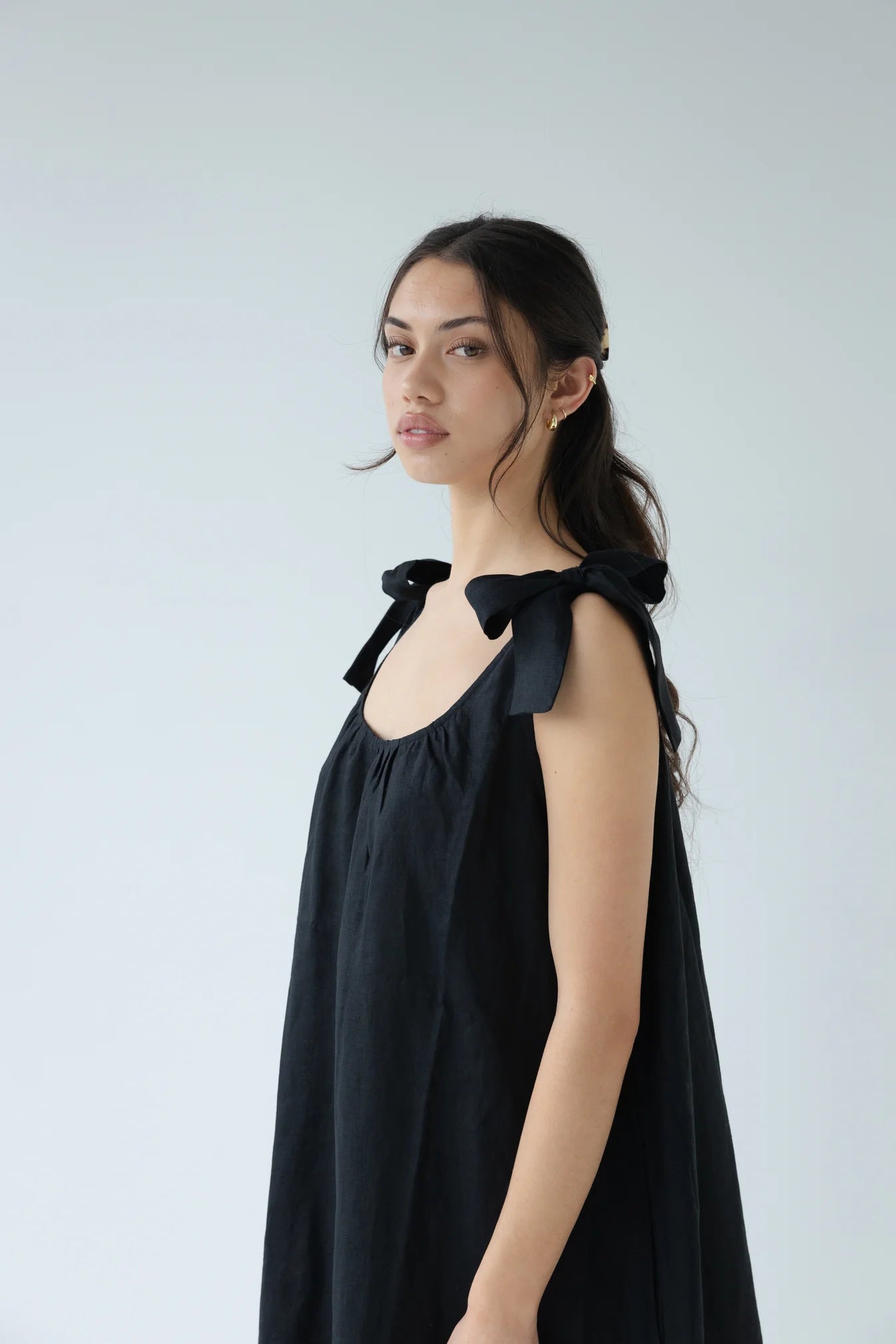 S O P H I E // Bows Dress BLACK