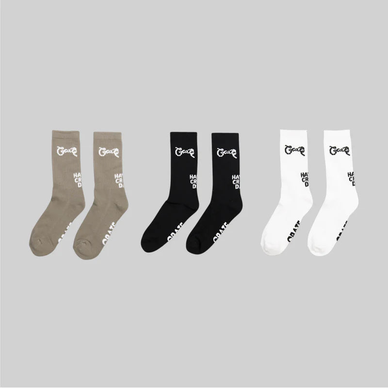 CRATE // Basic Scripted Sock Pack