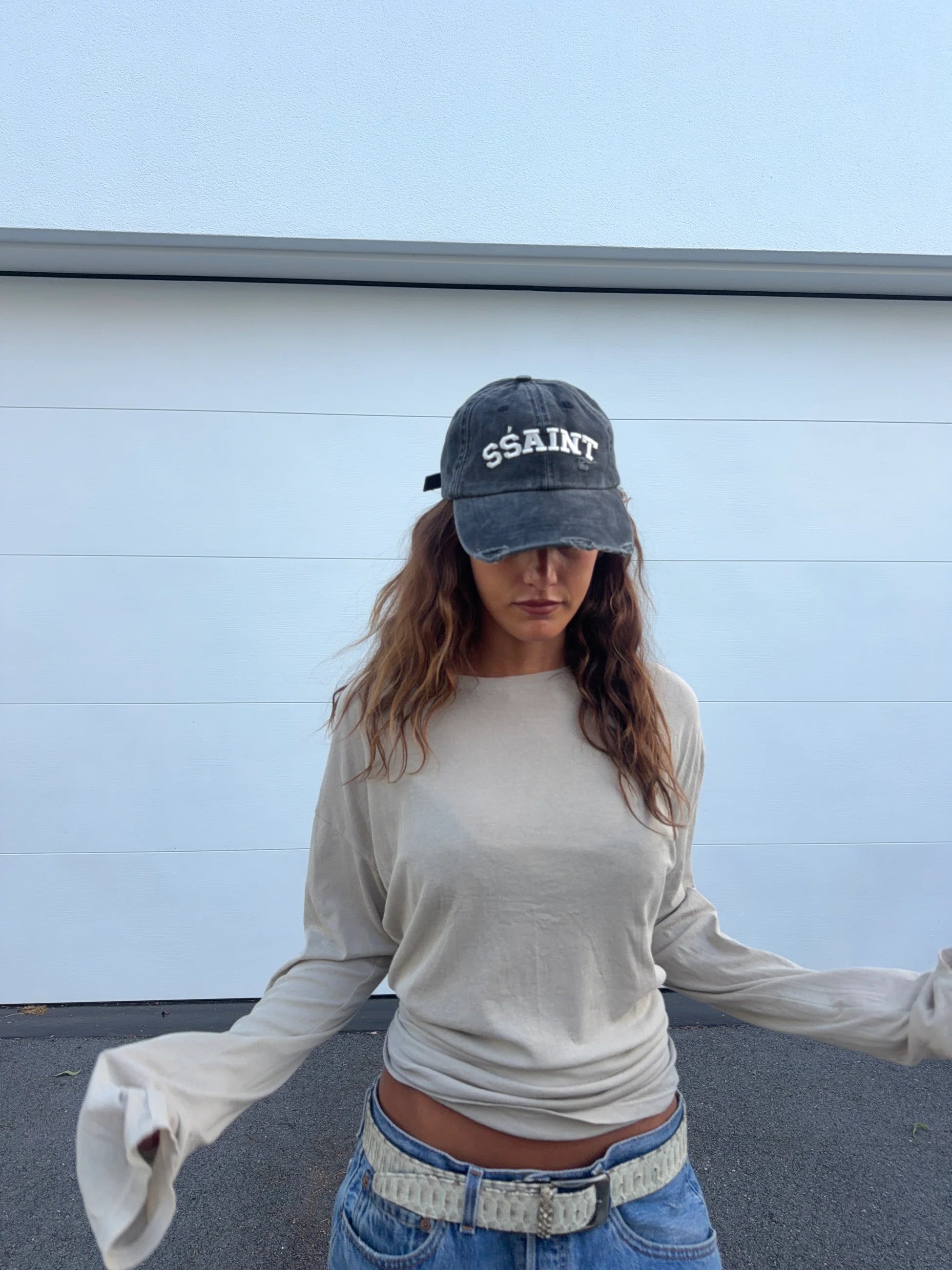 SSAINT // SSAINT Cap BLACK/CREAM