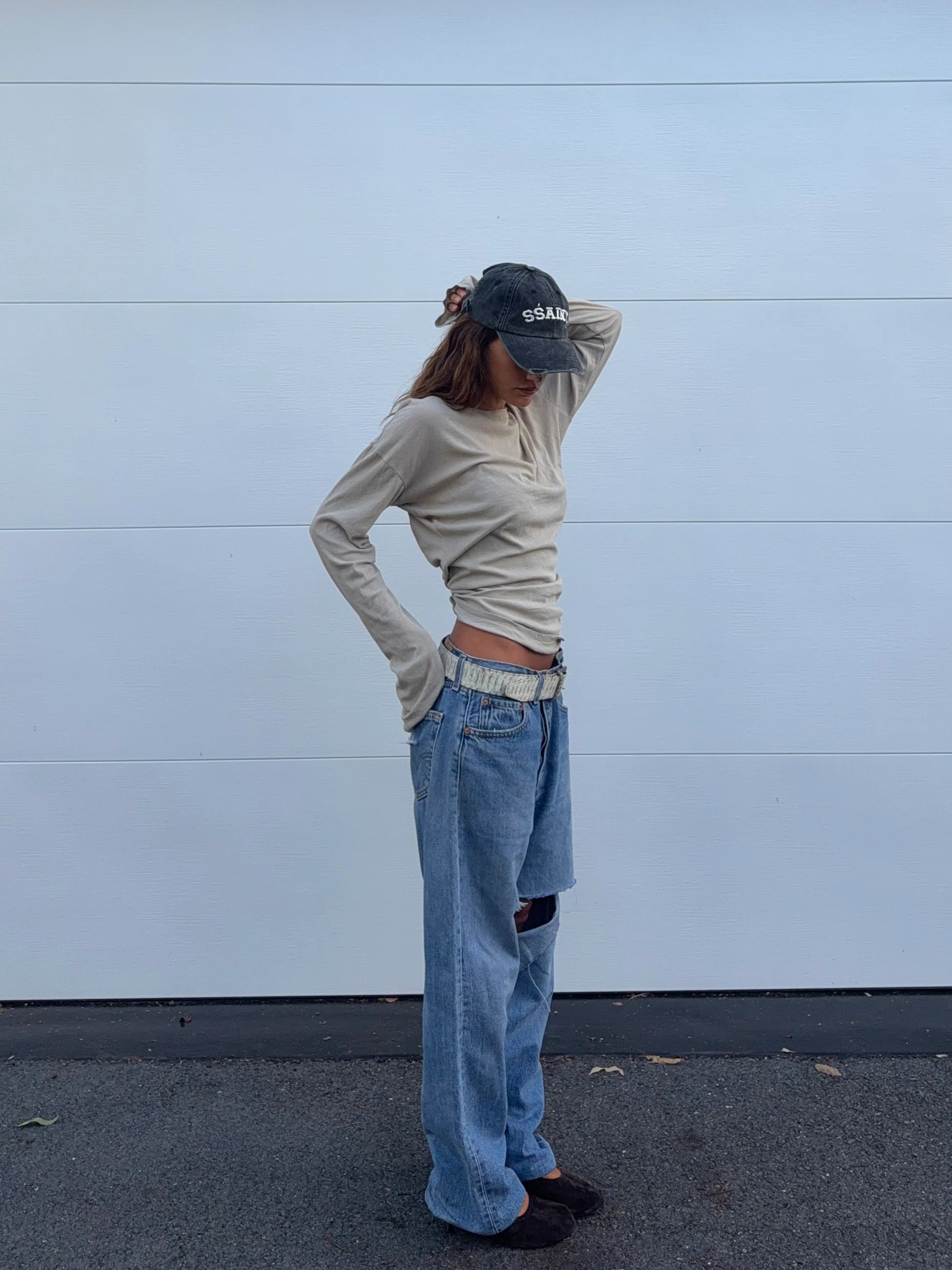 SSAINT // SSAINT Cap BLACK/CREAM