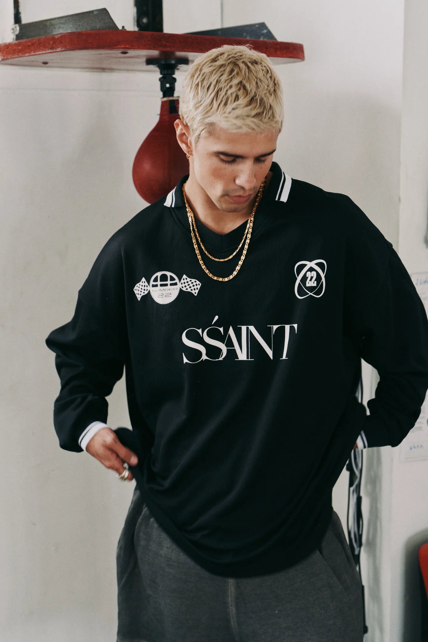 Polo Long sleeve BLACK