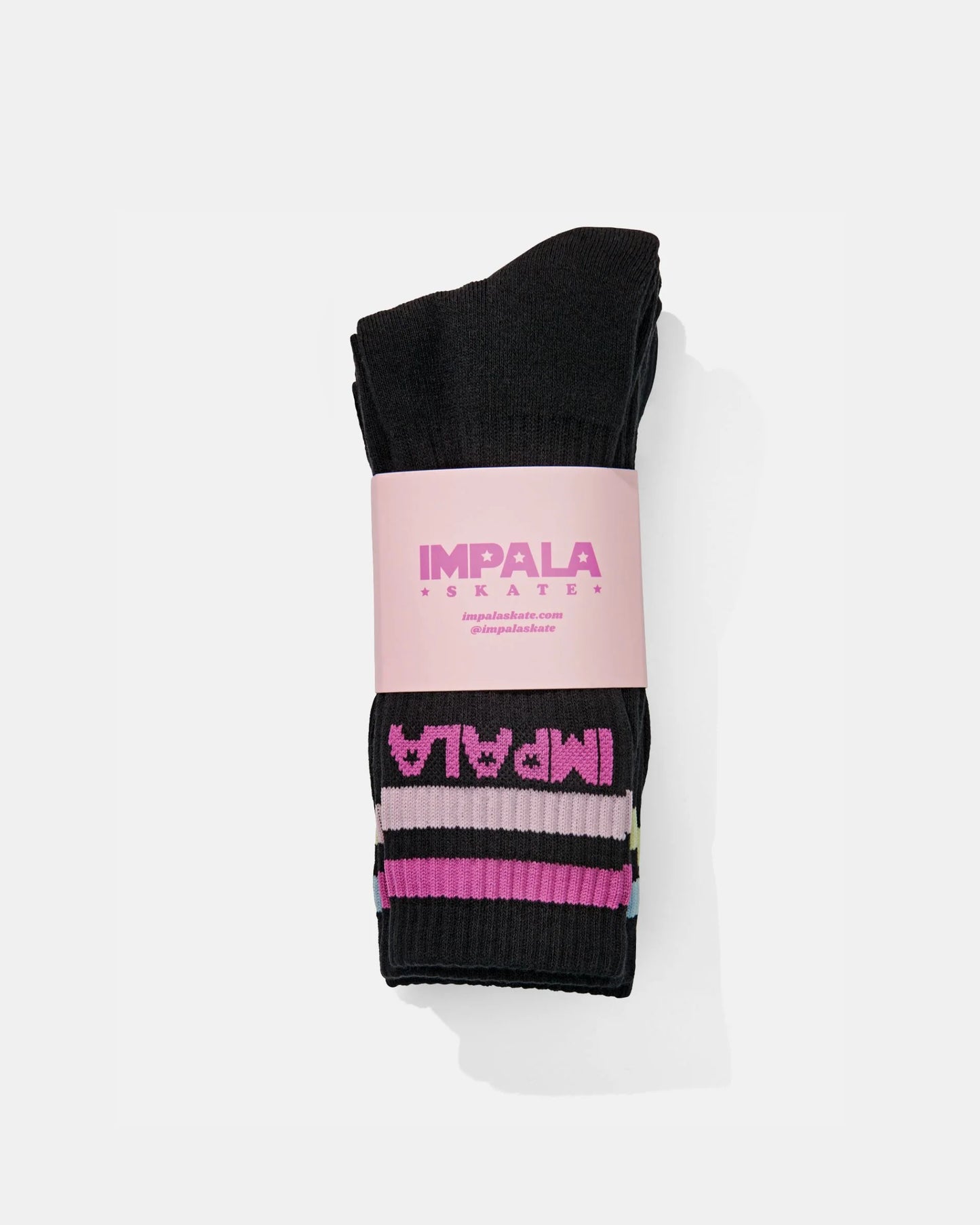 IMPALA // 3pk Socks BLACK STRIPE