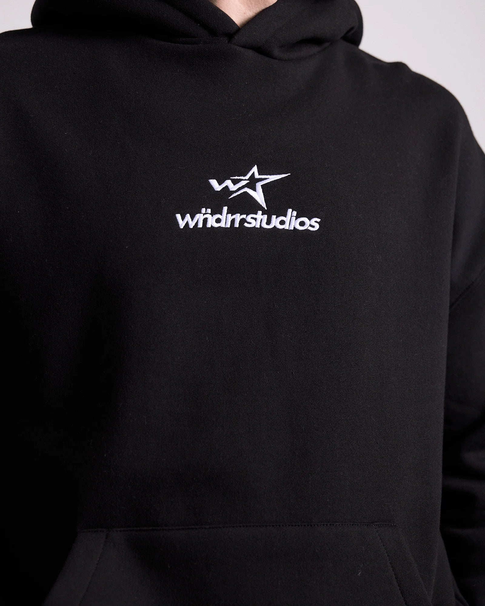 WNDRR // STXRHHAUS Hood Sweat BLACK