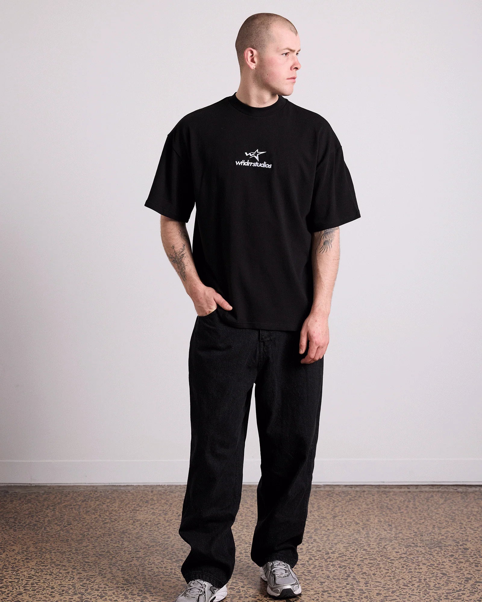 STXRHHAUS Heavyweight Tee BLACK