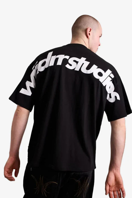 WNDRR // STXRHHAUS Heavyweight Tee BLACK