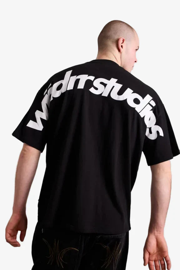 WNDRR // STXRHHAUS Heavyweight Tee BLACK