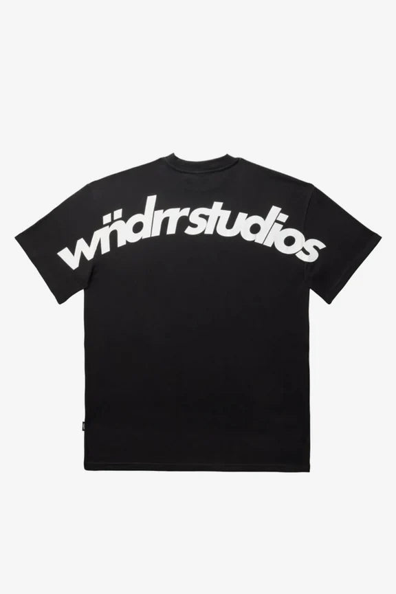 WNDRR // STXRHHAUS Heavyweight Tee BLACK