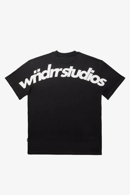 WNDRR // STXRHHAUS Heavyweight Tee BLACK