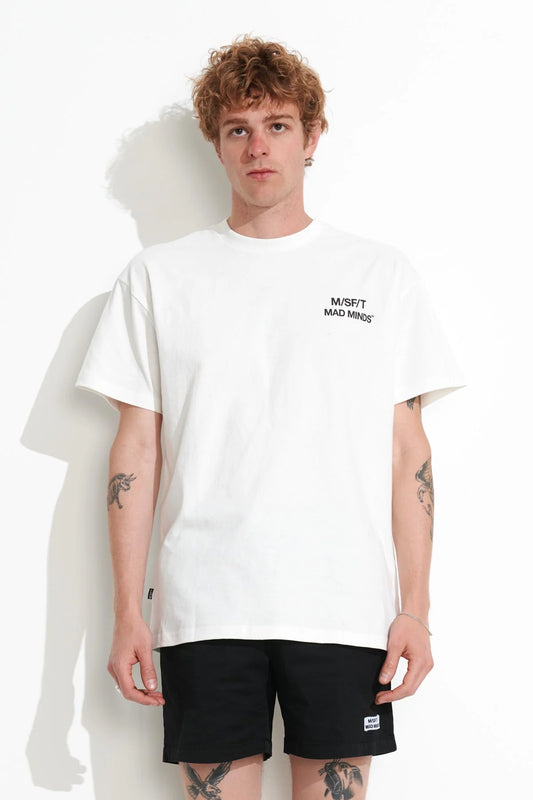 MISFIT // Supercorporate 3.0 SS Tee WASHED WHITE