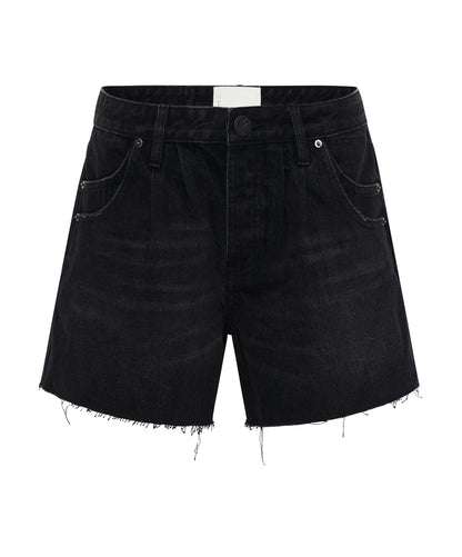 ONE TEASPOON // Super Relaxed Shaker Short BLACK OAK