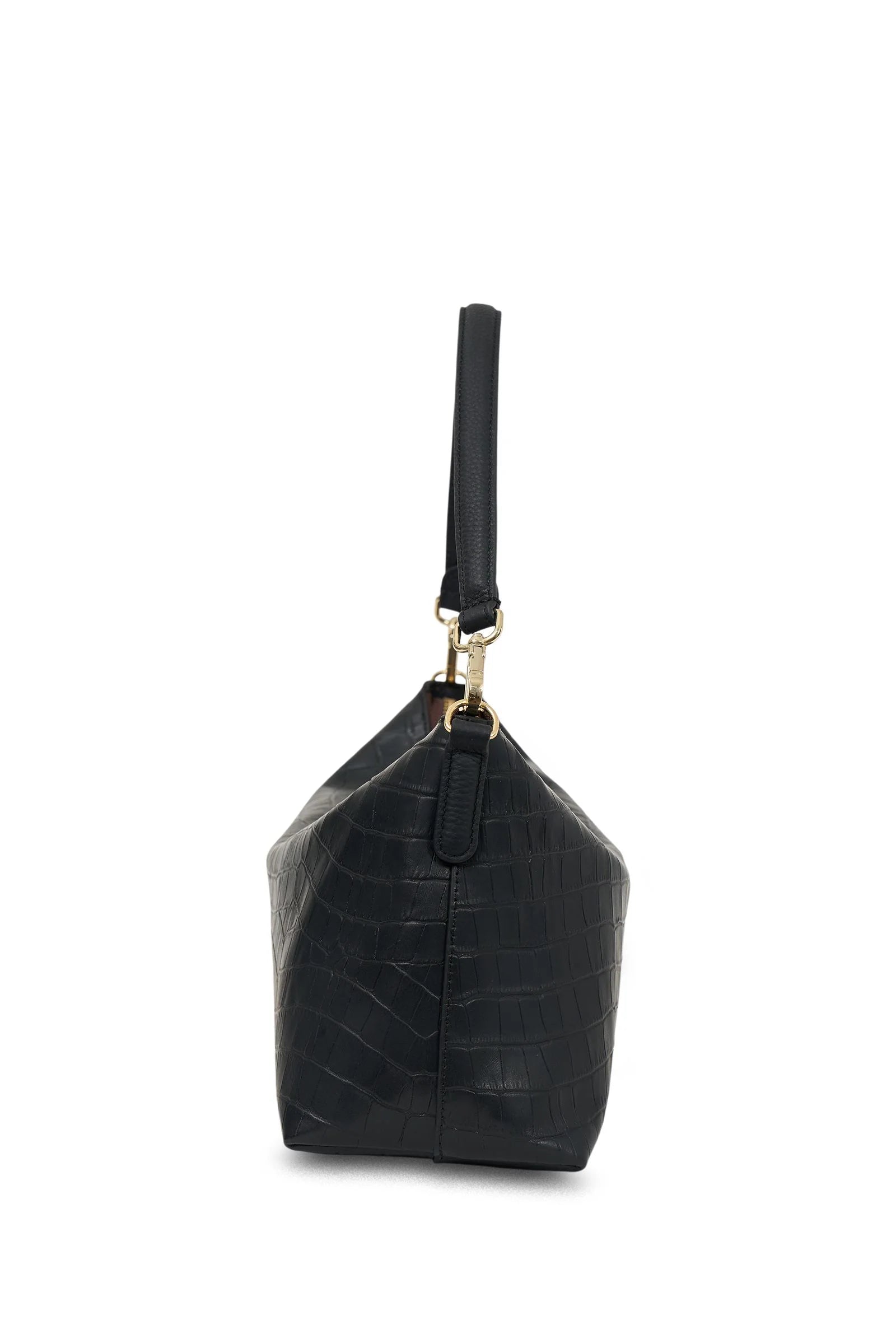 Claudia Crossbody BLACK CROC