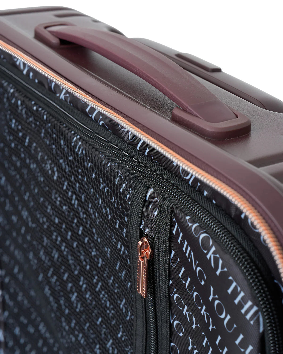SABEN // Suitcase Cabin MERLOT/ROSEGOLD **PICK UP ONLY**