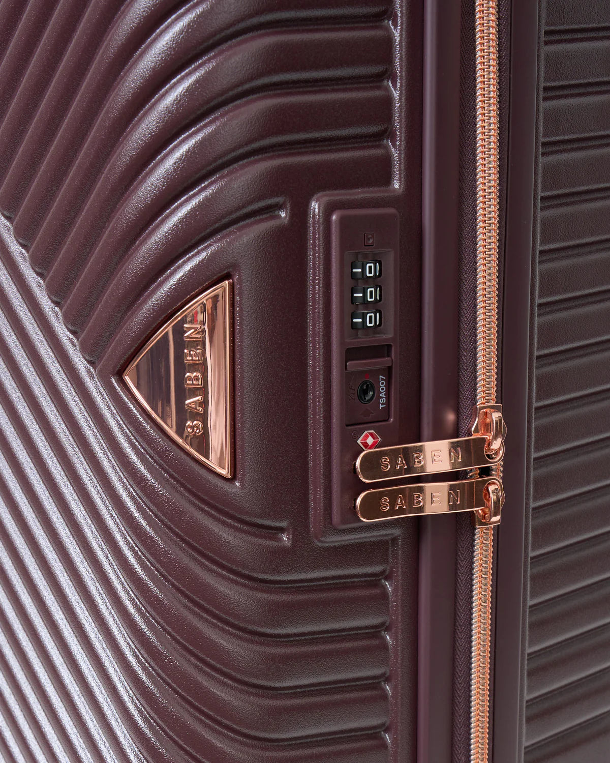 SABEN // Suitcase Cabin MERLOT/ROSEGOLD **PICK UP ONLY**