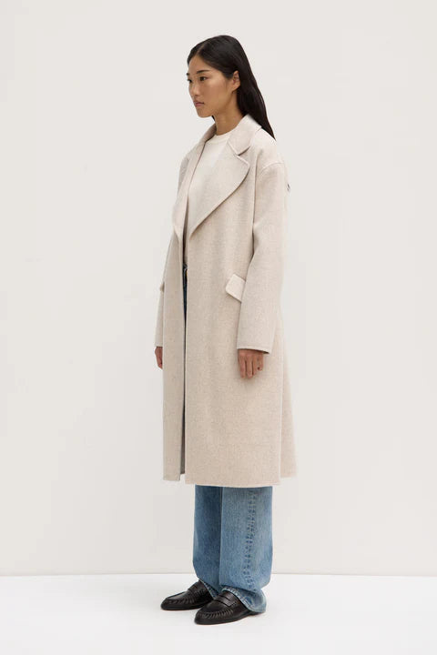 ASSEMBLY LABEL // Sadie Wool Coat OAT MARLE
