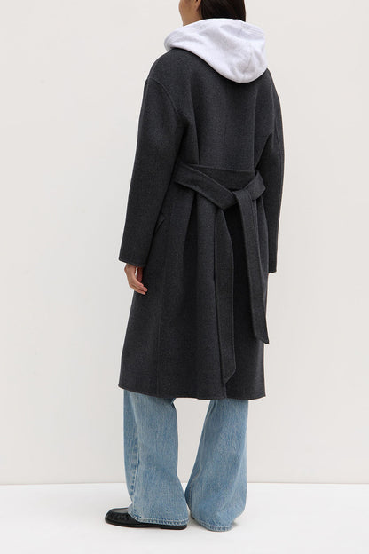 ASSEMBLY LABEL // Sadie Wool Coat CHARCOAL MARLE