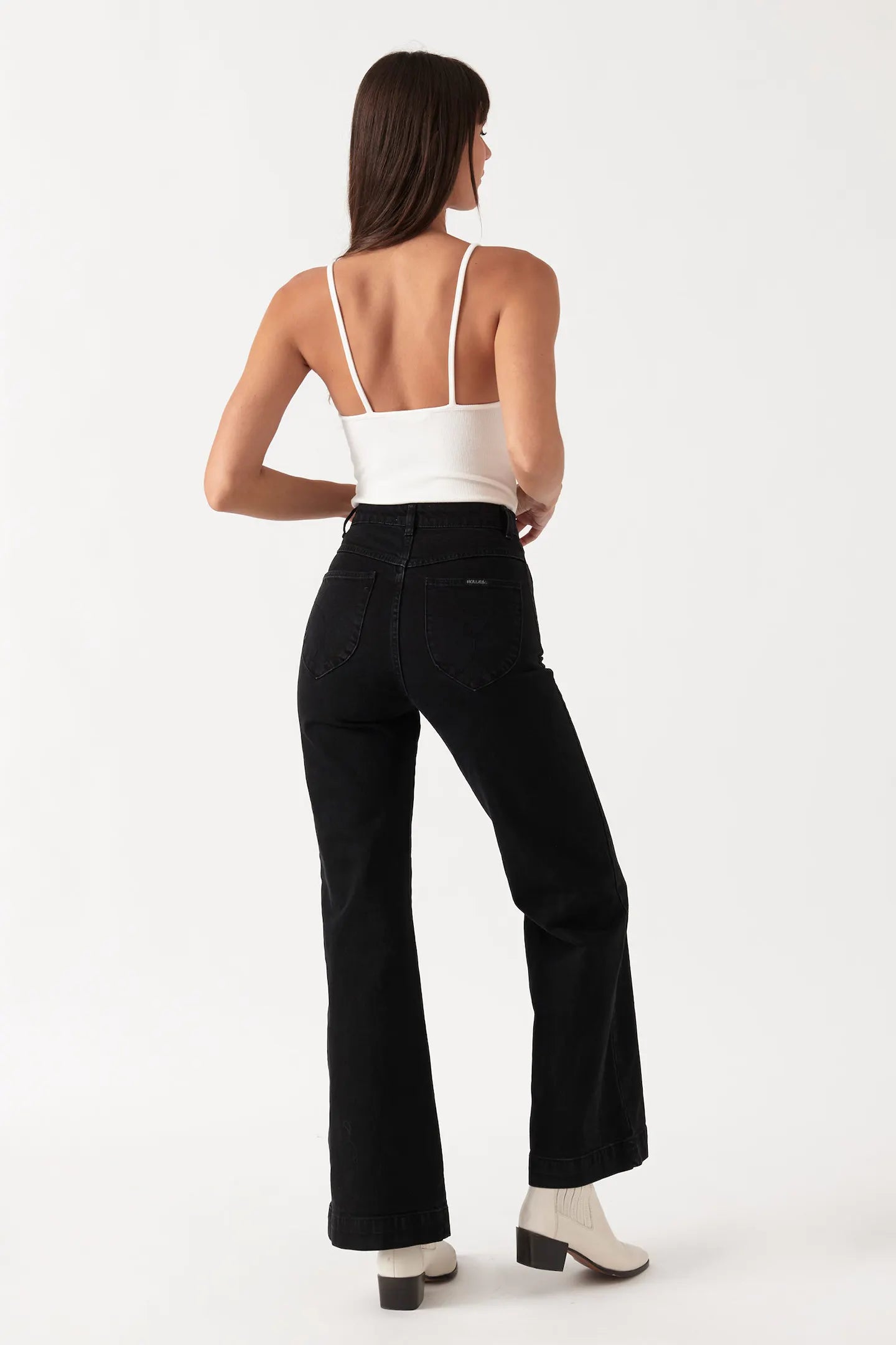 ROLLAS // Sailor Jean Long RINSE BLACK