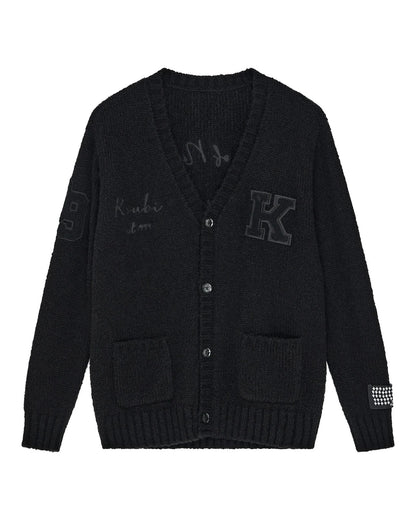 KSUBI // Salud Cardigan JET BLACK