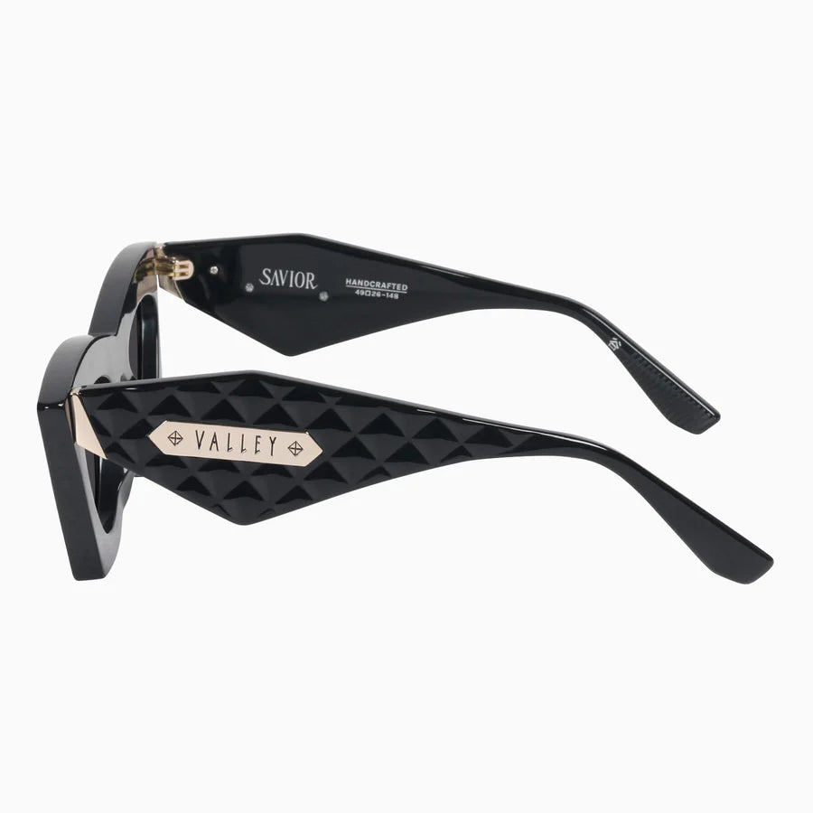 VALLEY // Savior GLOSS BLACK w. GOLD METAL/BLACK LENS